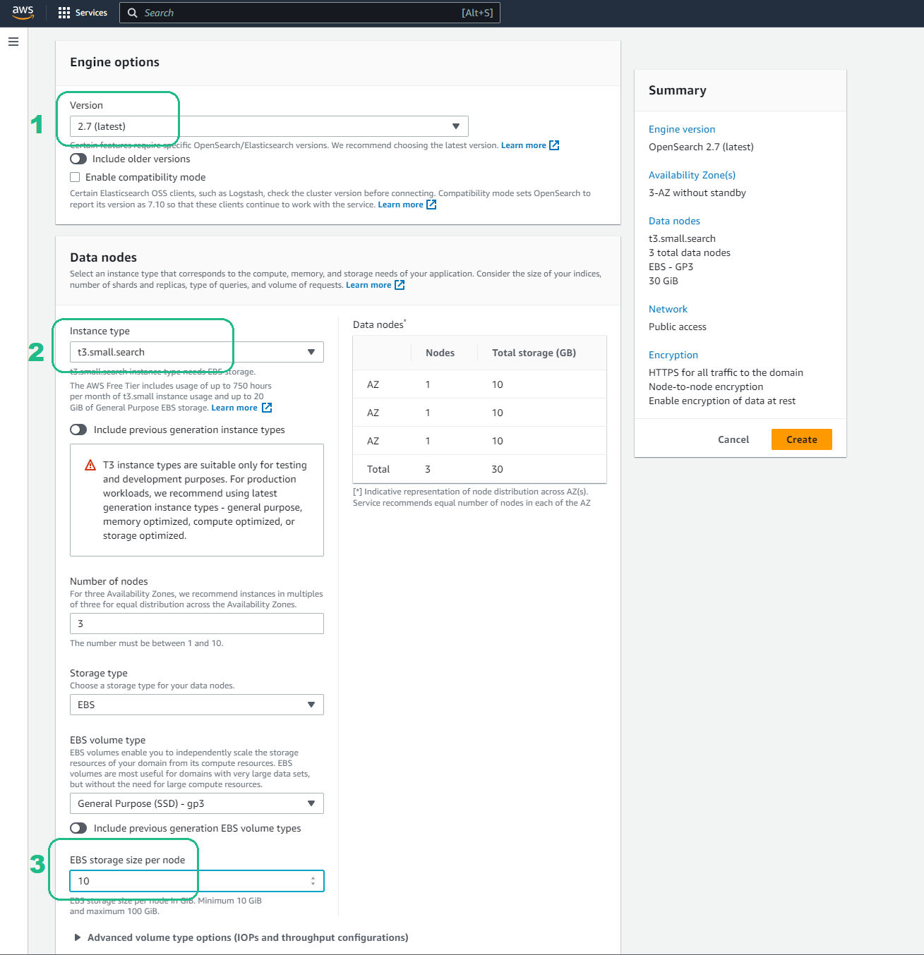 Configure new Domain