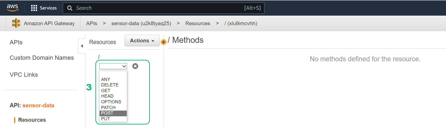 POST Method Selection